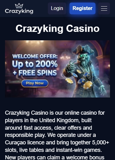 Crazy King Casino